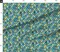 Mermaid Turquoise Goldfish Dragon Ocean Fish Scales Easter Custom Printed Fabric by Spoonflower Various Fabrics by the Yard or Fat Quarter